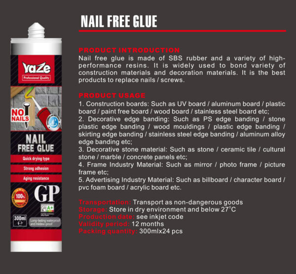 Nail free glue