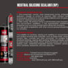 Acetic silicone sealant