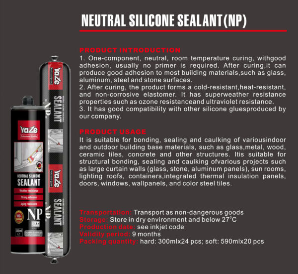Acetic silicone sealant